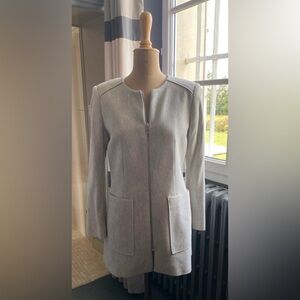 NWT Zara jacket | heather gray with herringbone stitching